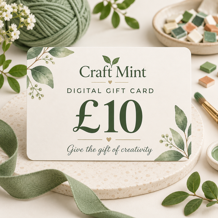 Craft Mint £10 Digital Gift Card, botanical craft theme