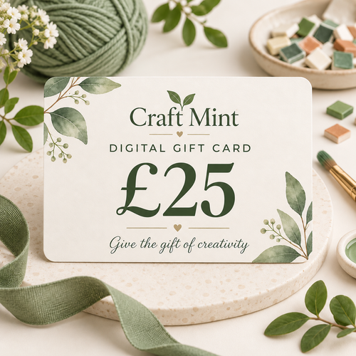 Craft Mint £25 Digital Gift Card, botanical craft theme