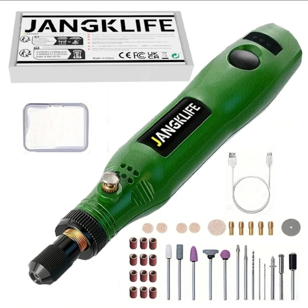 USB Cordless Rotary Tool Kit Woodworking Engraving Pen