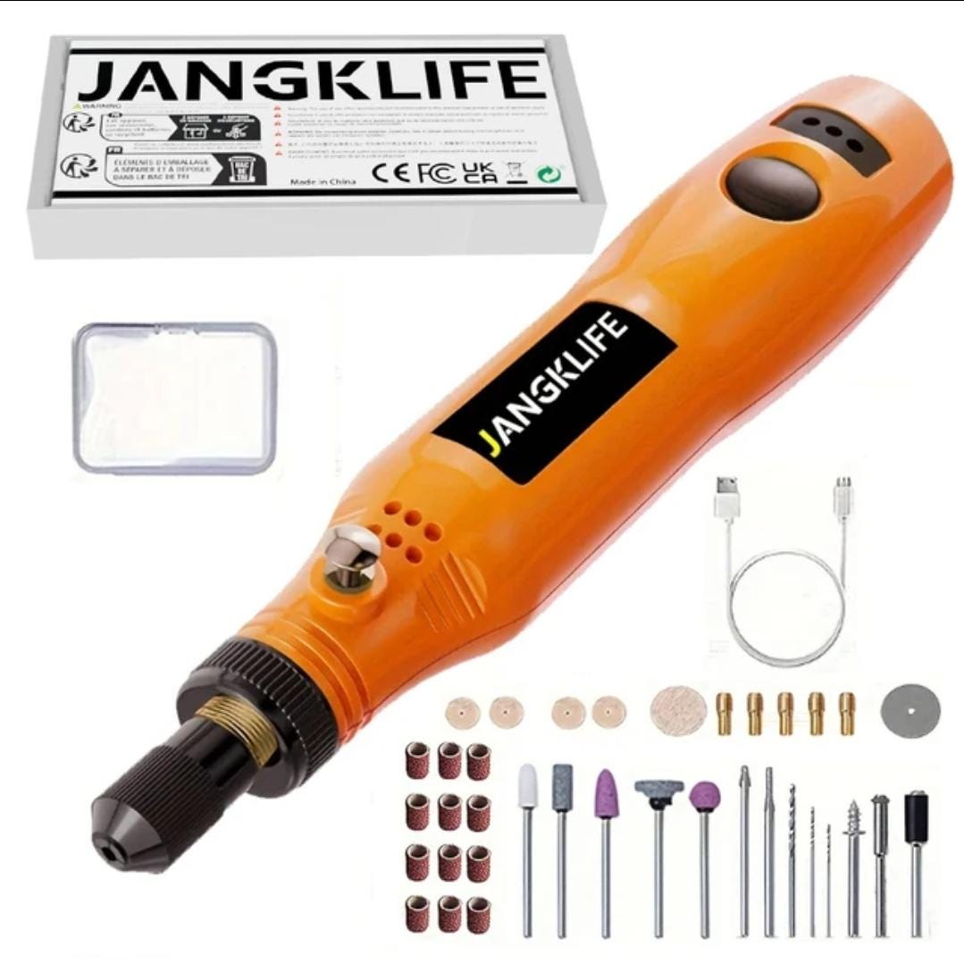 USB Cordless Rotary Tool Kit Woodworking Engraving Pen