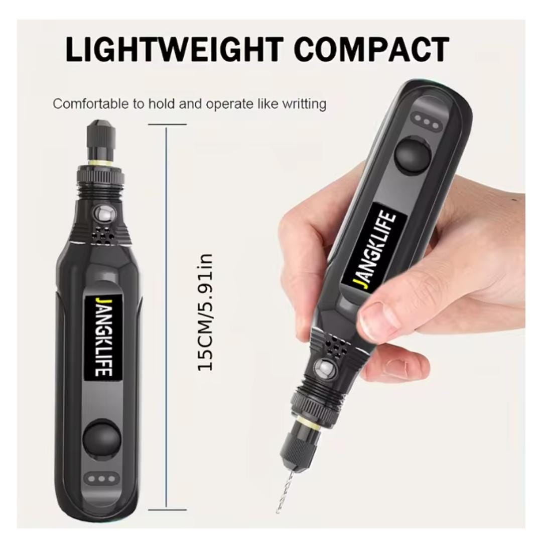 USB Cordless Rotary Tool Kit Woodworking Engraving Pen