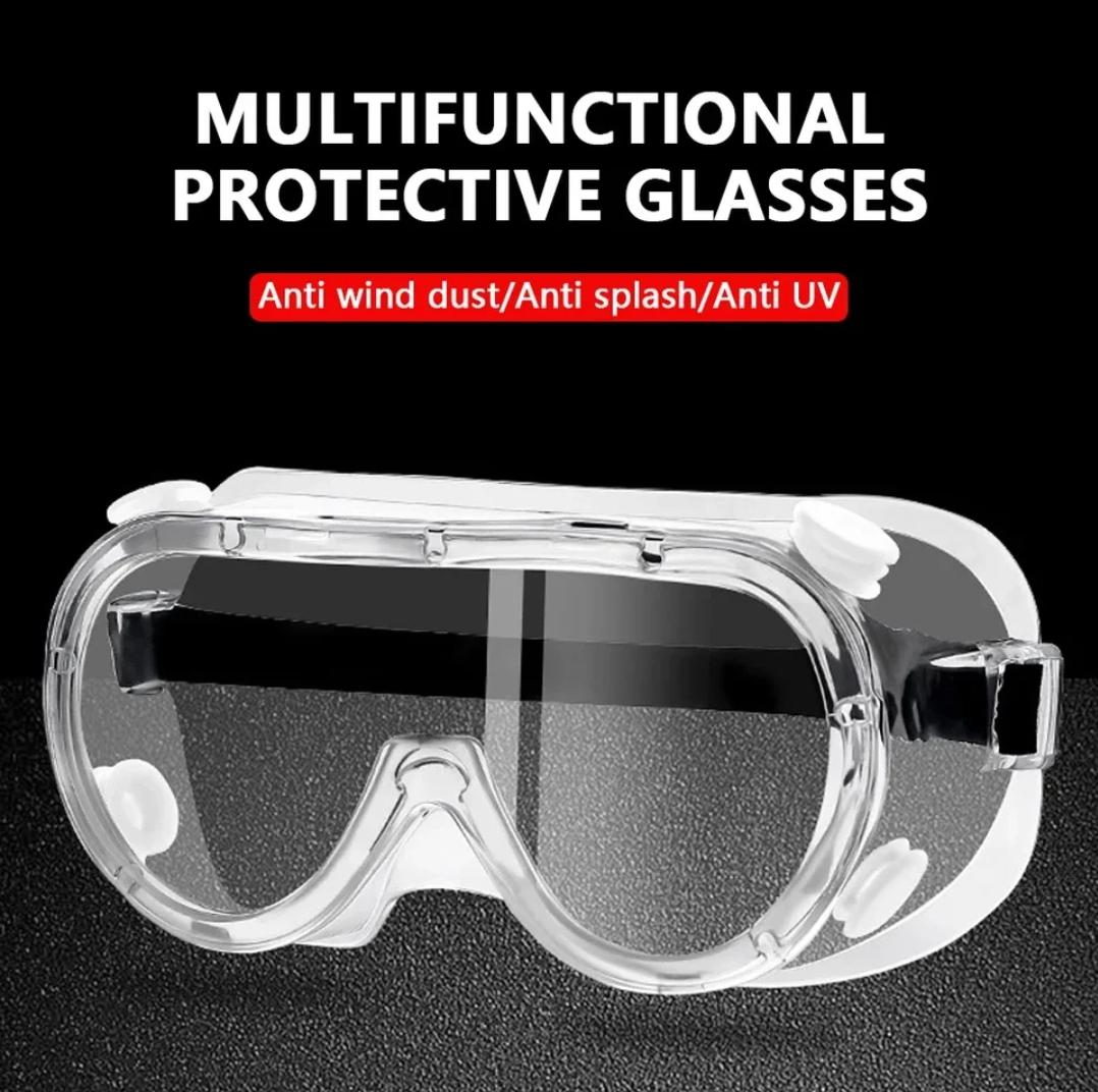 Anti-Fog Lightweight Clear Safety Goggles – Adjustable, Ventilated Eye Protection for Work & Hobbies
