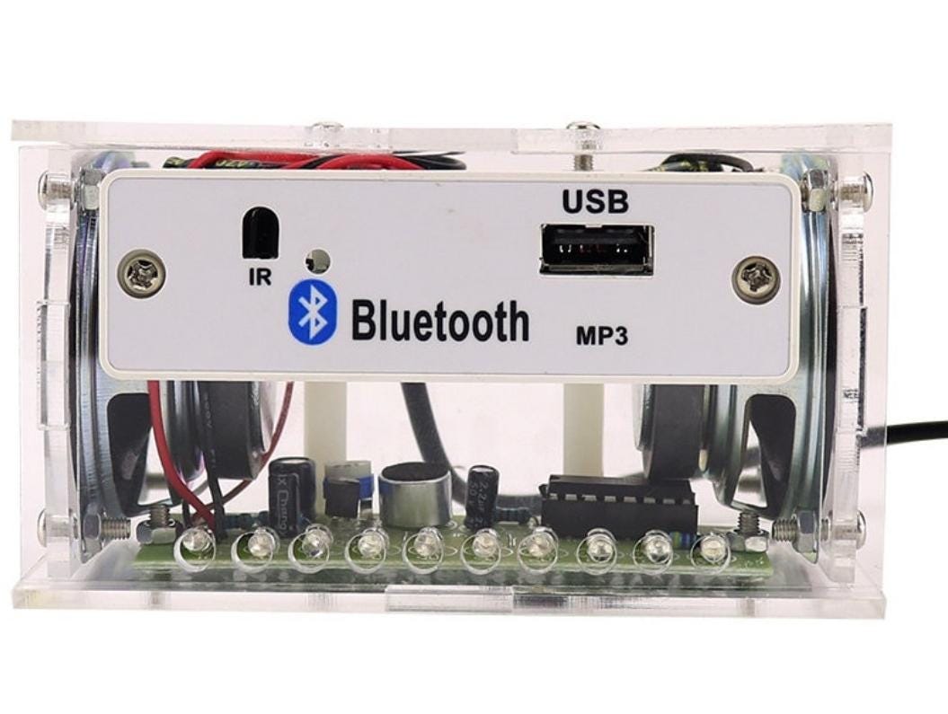 Diy bluetooth dual speaker kit – perfect gift stem project for beginners and teens