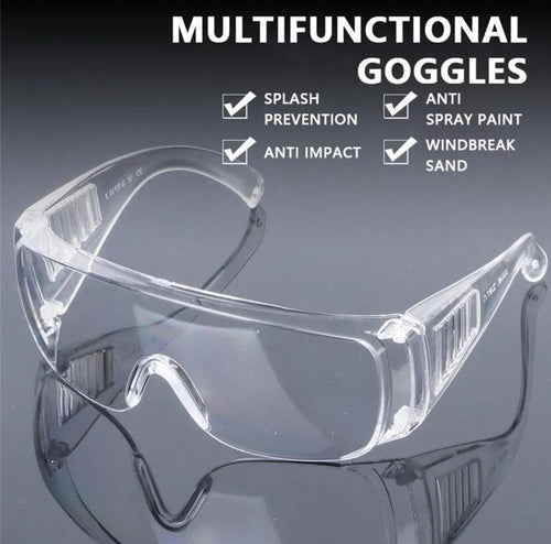 Anti-Fog Safety Goggles – Protective Glasses for Work, Cycling, Anti-Impact, Anti-UV, and Chemical Splash Resistance
