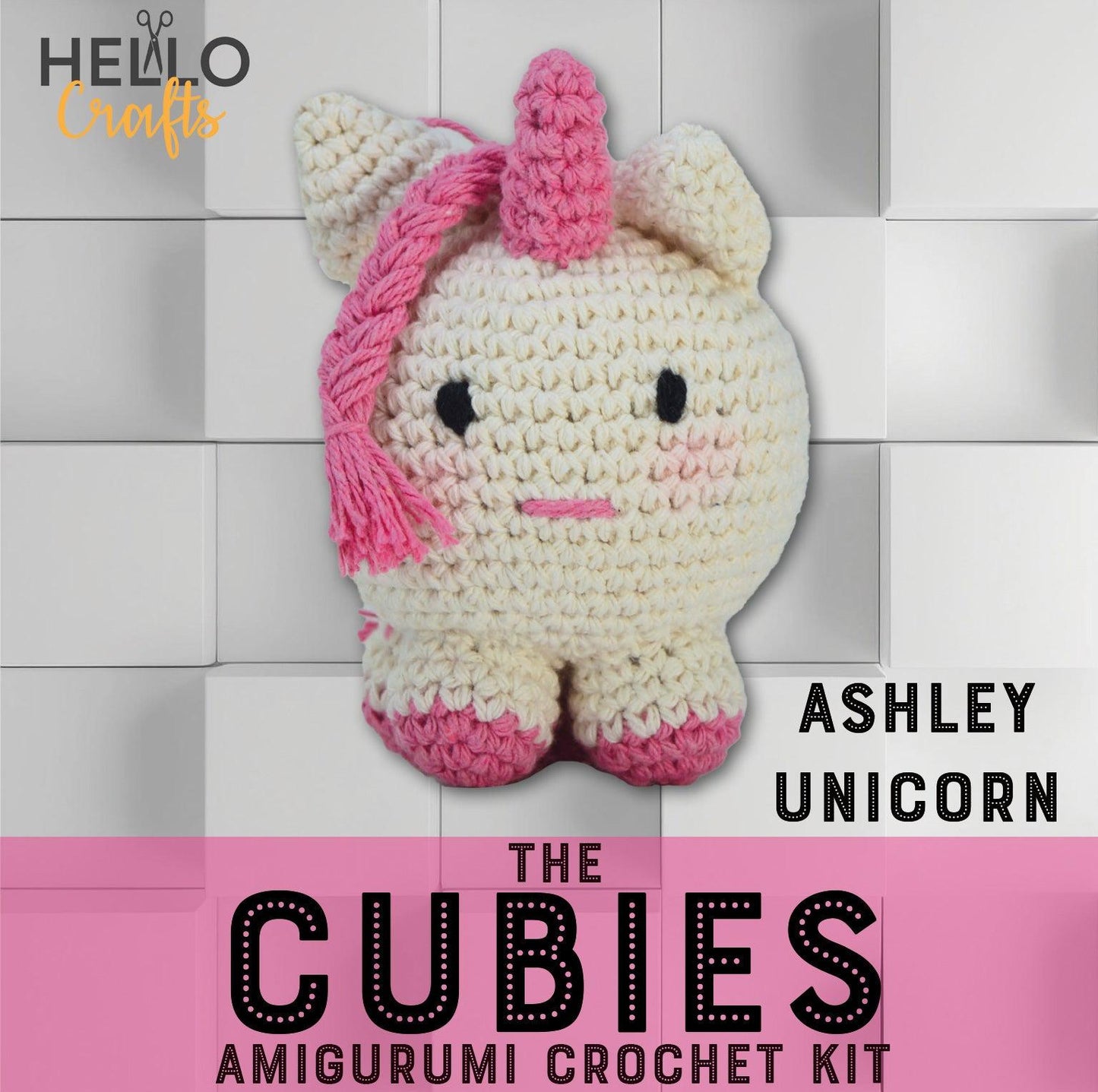 DIY Crochet Kit – Ashley Unicorn or Emily Panda | Beginner-Friendly Amigurumi Craft Kit | Eco-Friendly Gift Idea for Craft Lovers