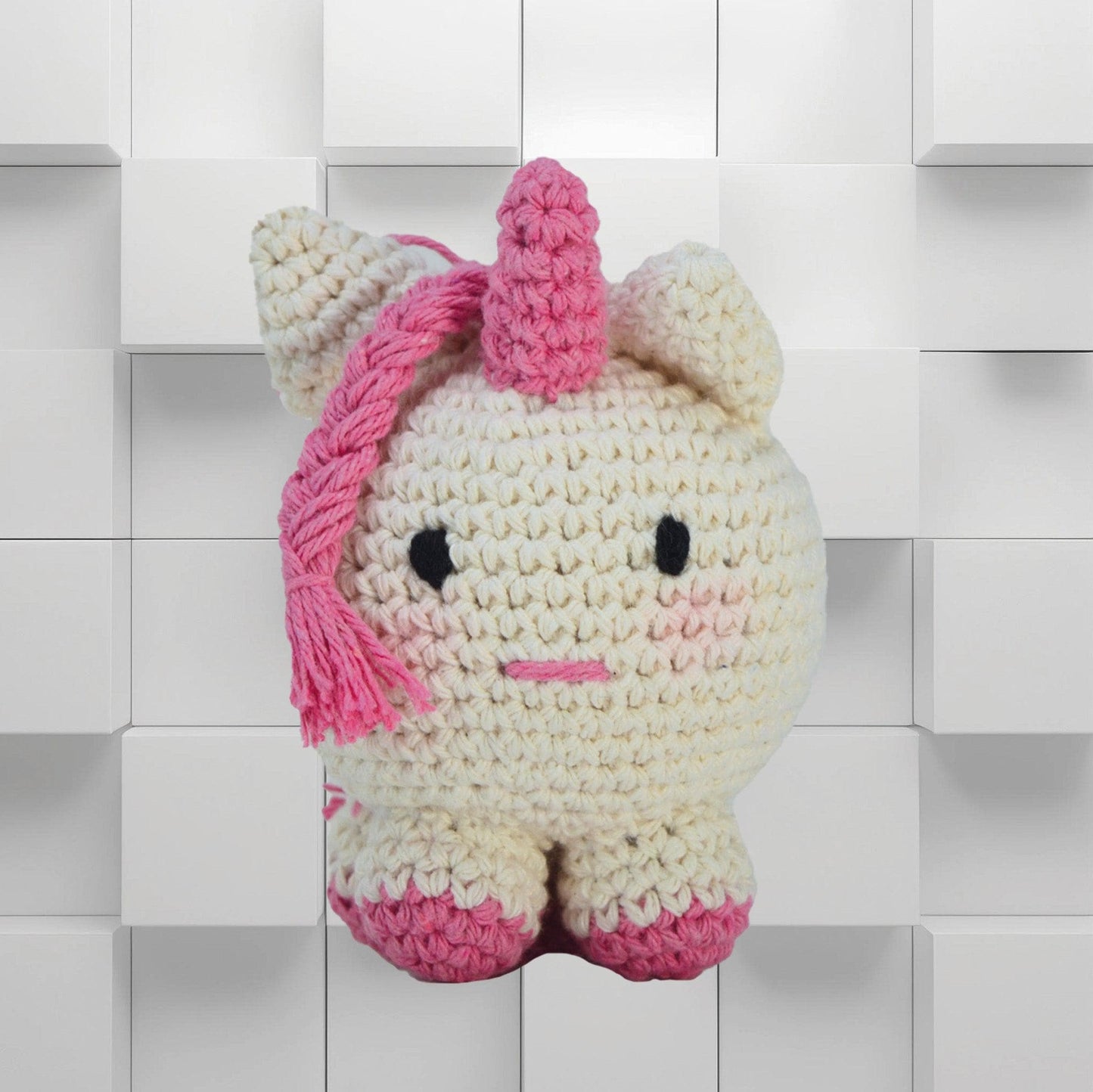 DIY Crochet Kit – Ashley Unicorn or Emily Panda | Beginner-Friendly Amigurumi Craft Kit | Eco-Friendly Gift Idea for Craft Lovers