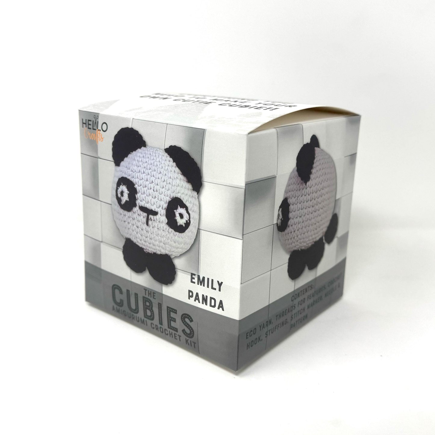 DIY Crochet Kit – Ashley Unicorn or Emily Panda | Beginner-Friendly Amigurumi Craft Kit | Eco-Friendly Gift Idea for Craft Lovers
