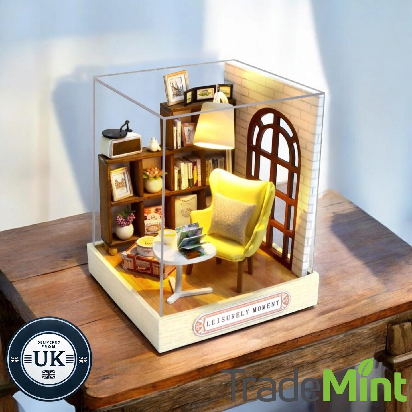 DIY Miniature Dollhouse Kit - Detailed Diorama for Collectors