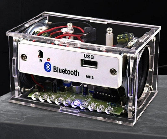 Diy bluetooth dual speaker kit – perfect gift stem project for beginners and teens