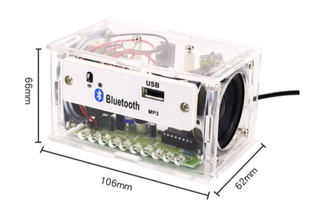 Diy bluetooth dual speaker kit – perfect gift stem project for beginners and teens