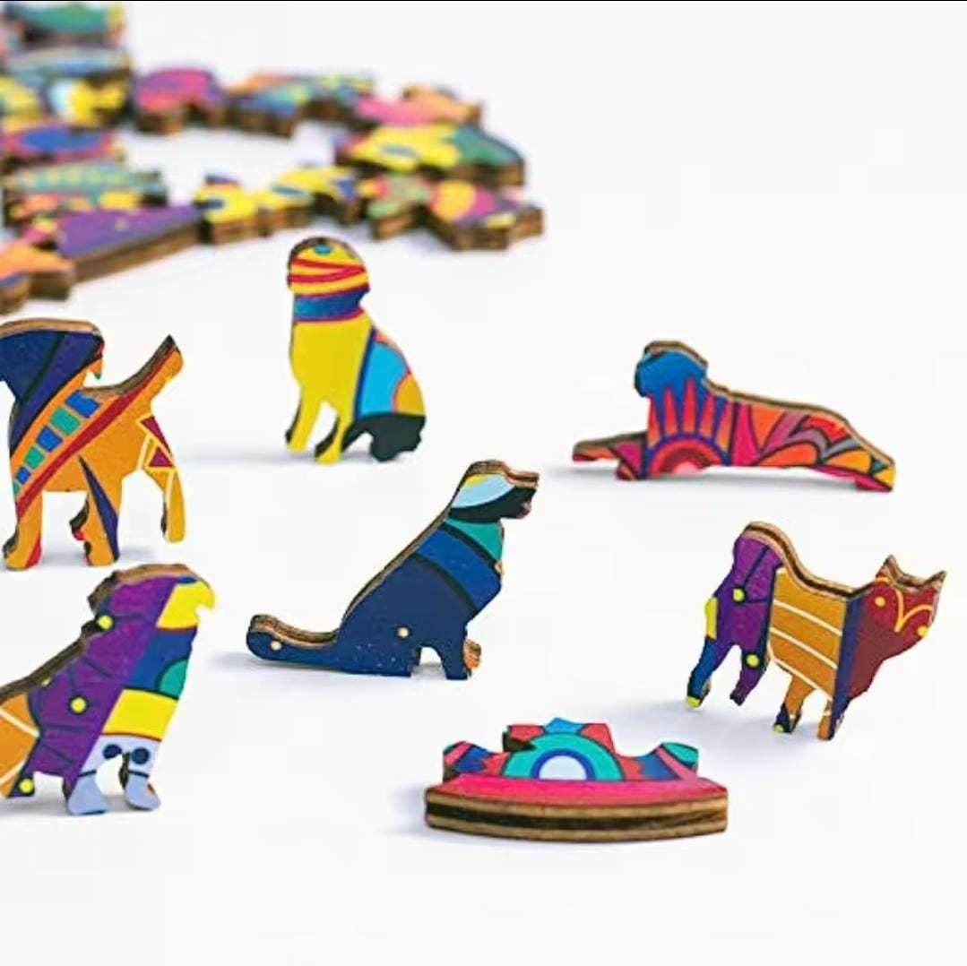 Premium wooden Elephant puzzle | laser-cut animal design for kids & adults | perfect gift idea