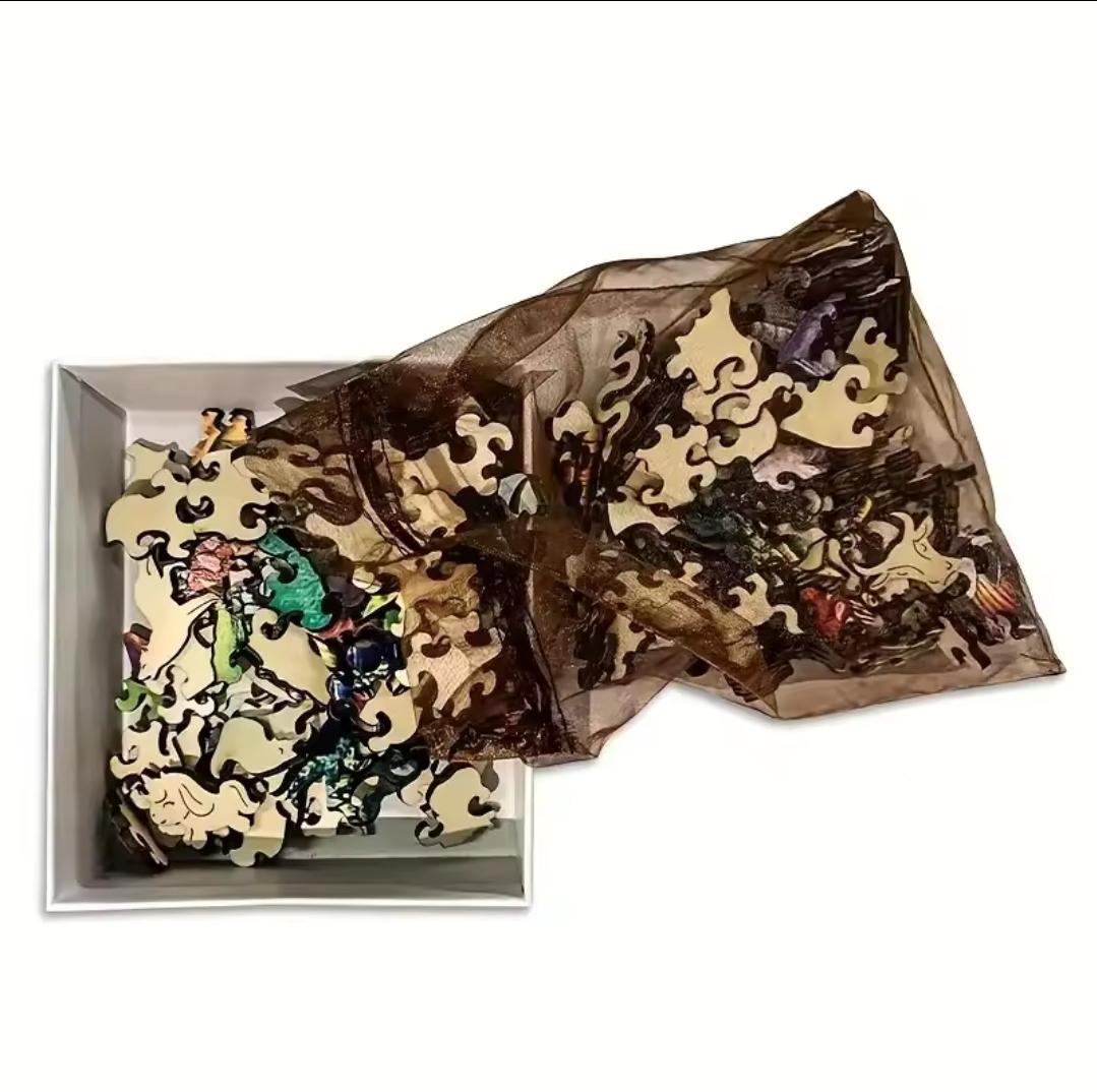 Hummingbird wooden puzzle kit – diy 3d craft for adults & kids | unique handmade gift | eco-friendly home décor