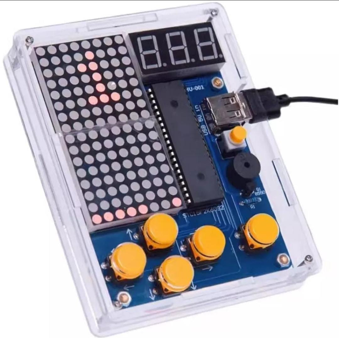 Diy stem soldering game kit – classic pixel games set | fun gift for teens, beginners & enthusiasts – build or premade options