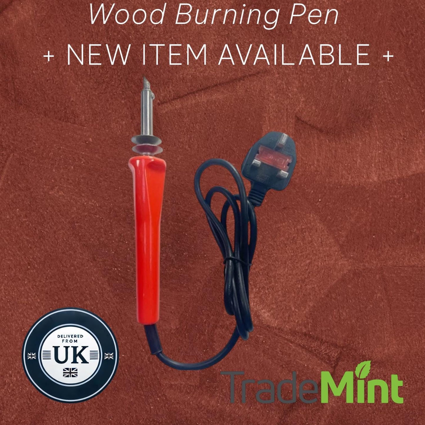 Wood burning pen – diy pyrography tool for wood & leather crafting