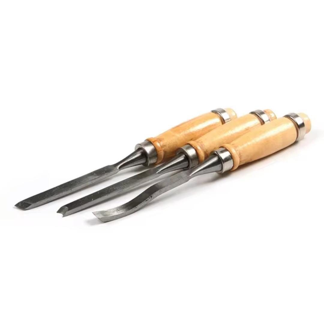 12-piece wood carving chisel set – premium hand tools for woodworking, crafting, and carpentry projects
