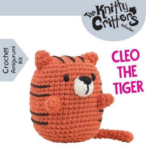 Beginner amigurumi crochet kit | diy yarn set for bear, cat, dinosaur, and frog pouch pals | handmade craft for all skill levels
