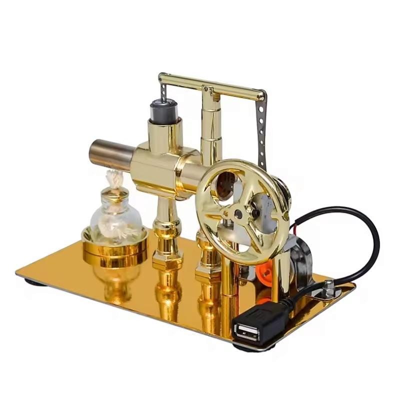 Stirling Engine Model | Mechanical Heat Engine Kit | Unique Gift for Boys, Men, Science Enthusiasts, and Model Collectors
