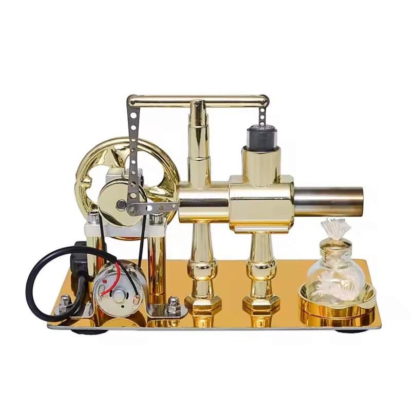 Stirling Engine Model | Mechanical Heat Engine Kit | Unique Gift for Boys, Men, Science Enthusiasts, and Model Collectors