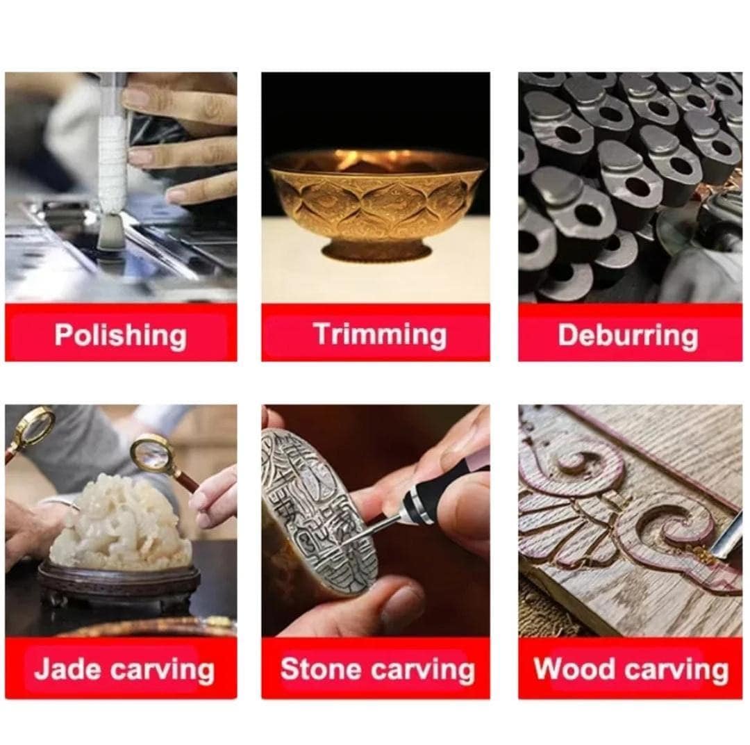 Cordless usb rotary tool kit – mini engraving pen for wood, metal, glass & jewelry diy projects