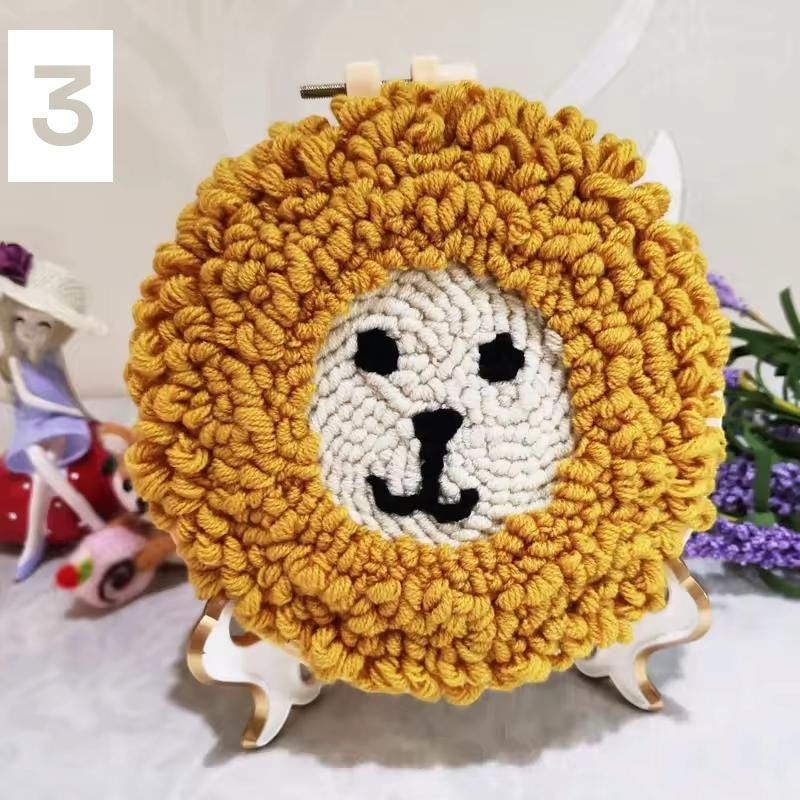 DIY Punch Needle Kit – Beginner Embroidery Set | Easy Handicrafts & Home Decor Gift