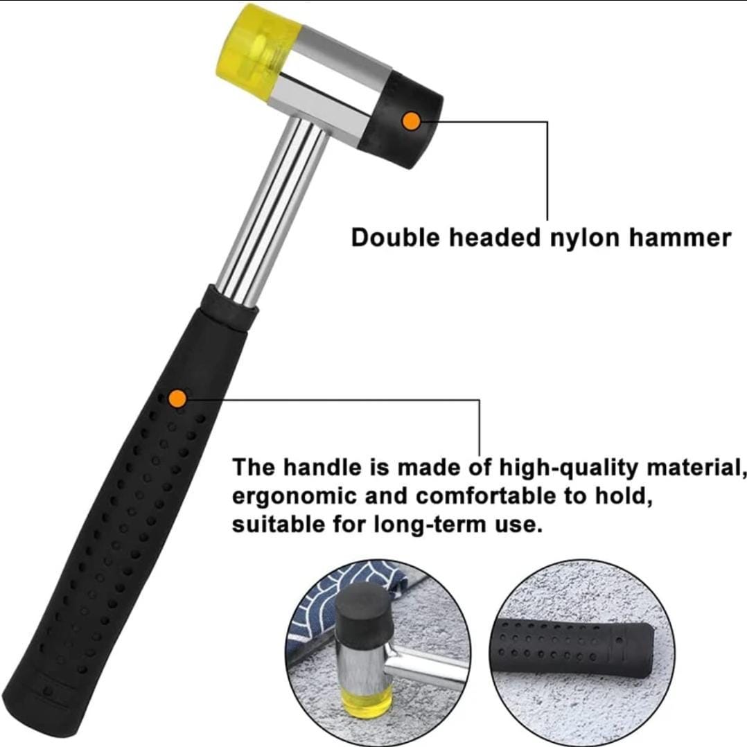 360-piece leather rivet kit | double cap rivets with rubber hammer & fixing tools for diy crafts