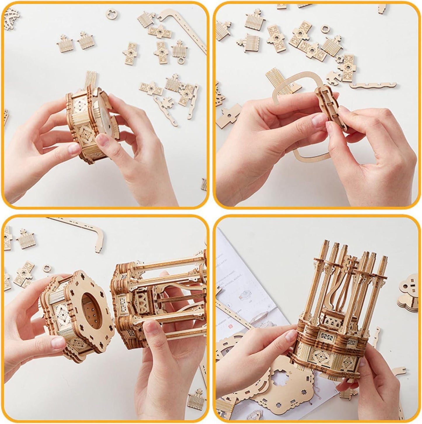 3d wooden airship puzzle | diy model kit for adults & kids | unique home decor and  creative gift idea