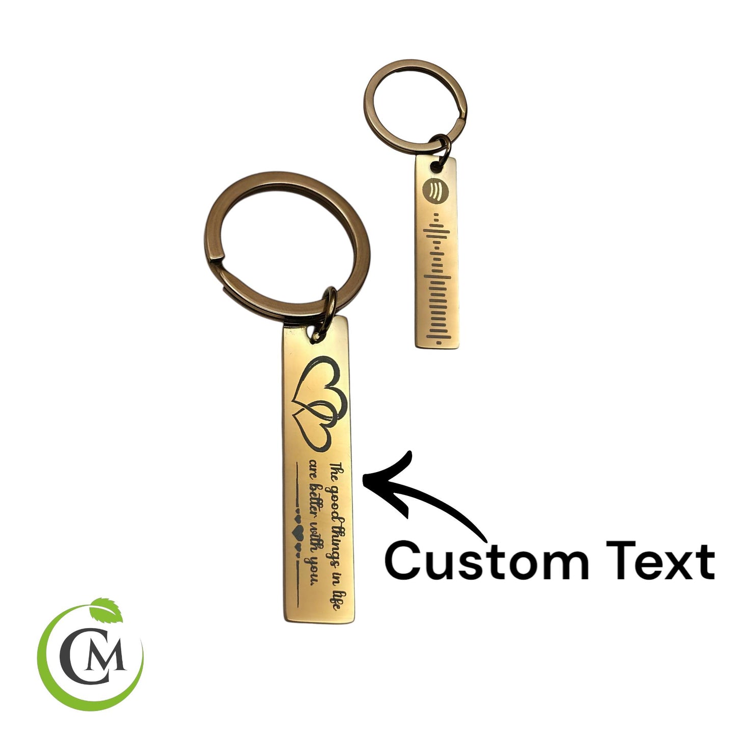 Personalised Spotify Keychain – Engraved Music Keyring Gift – Custom Song Code Keyring – Valentine’s, Anniversary, Birthday Gift