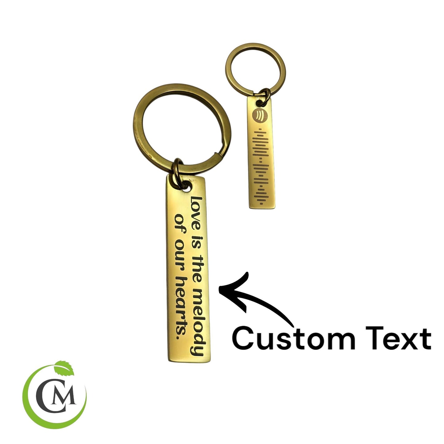 Personalised Spotify Keychain – Engraved Music Keyring Gift – Custom Song Code Keyring – Valentine’s, Anniversary, Birthday Gift
