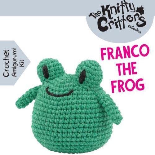 Beginner amigurumi crochet kit | diy yarn set for bear, cat, dinosaur, and frog pouch pals | handmade craft for all skill levels