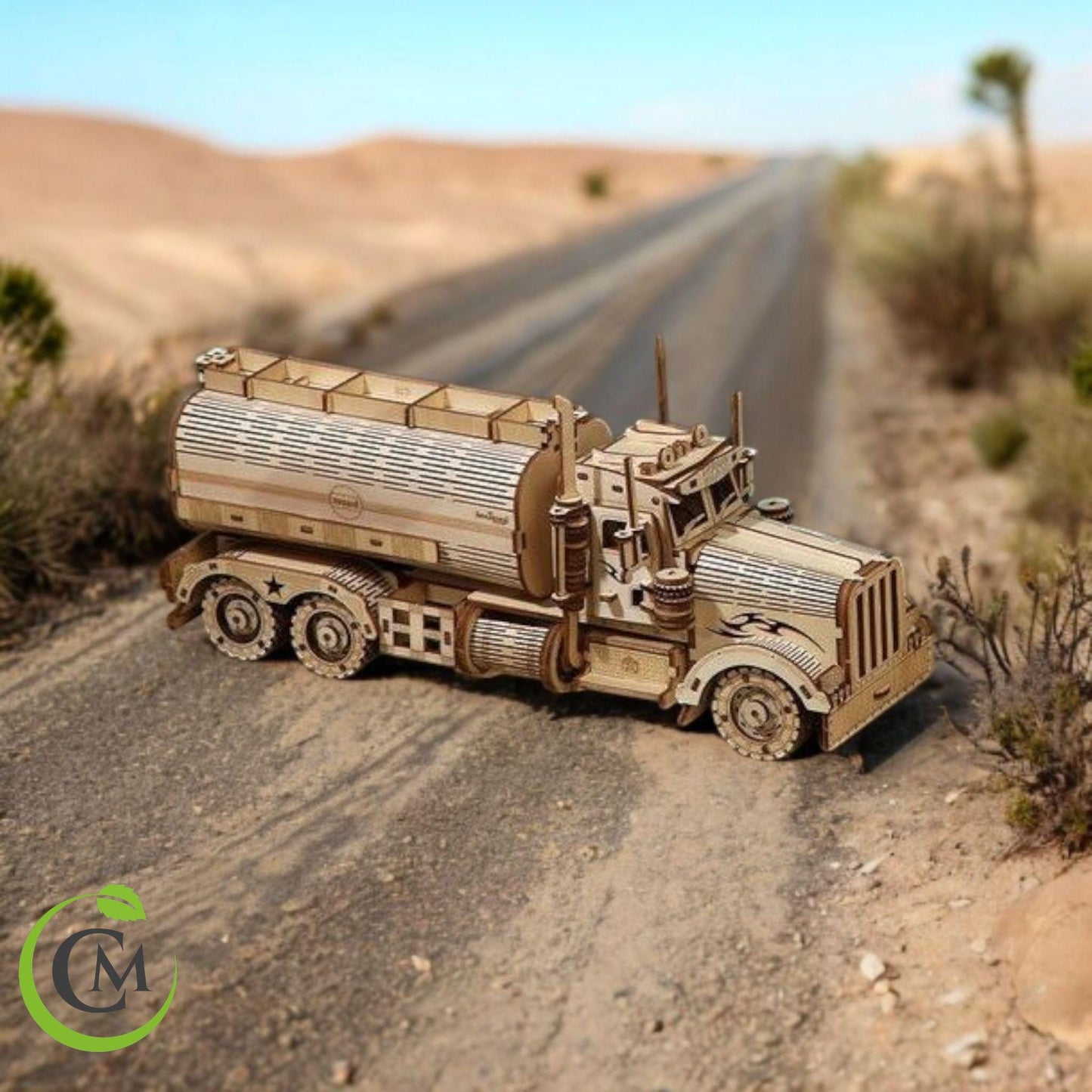 Wooden Truck Puzzle | 3D DIY Model Truck Kit | Mechanical Puzzle with Piggy Bank | Gift for Kids & Adults | Building Toy