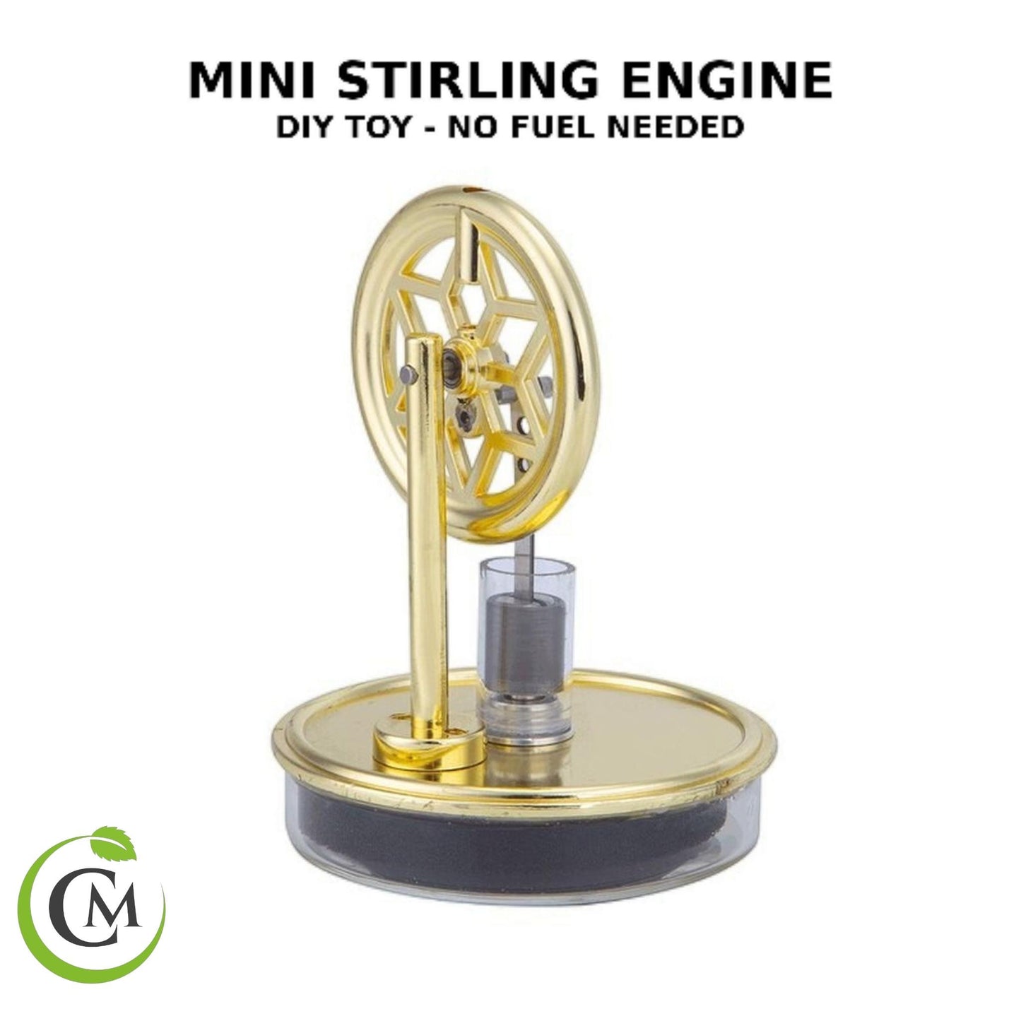 Mini Stirling Engine Model – Low Temp Difference Steam Power Engine | Educational Toy & Unique Gift for Science Lovers