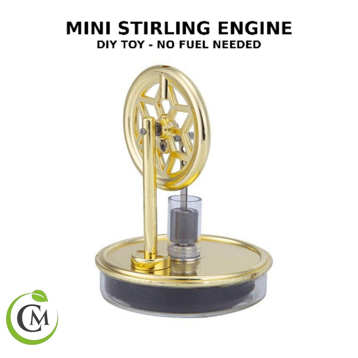 Mini Stirling Engine Model – Low Temp Difference Steam Power Engine | Educational Toy & Unique Gift for Science Lovers