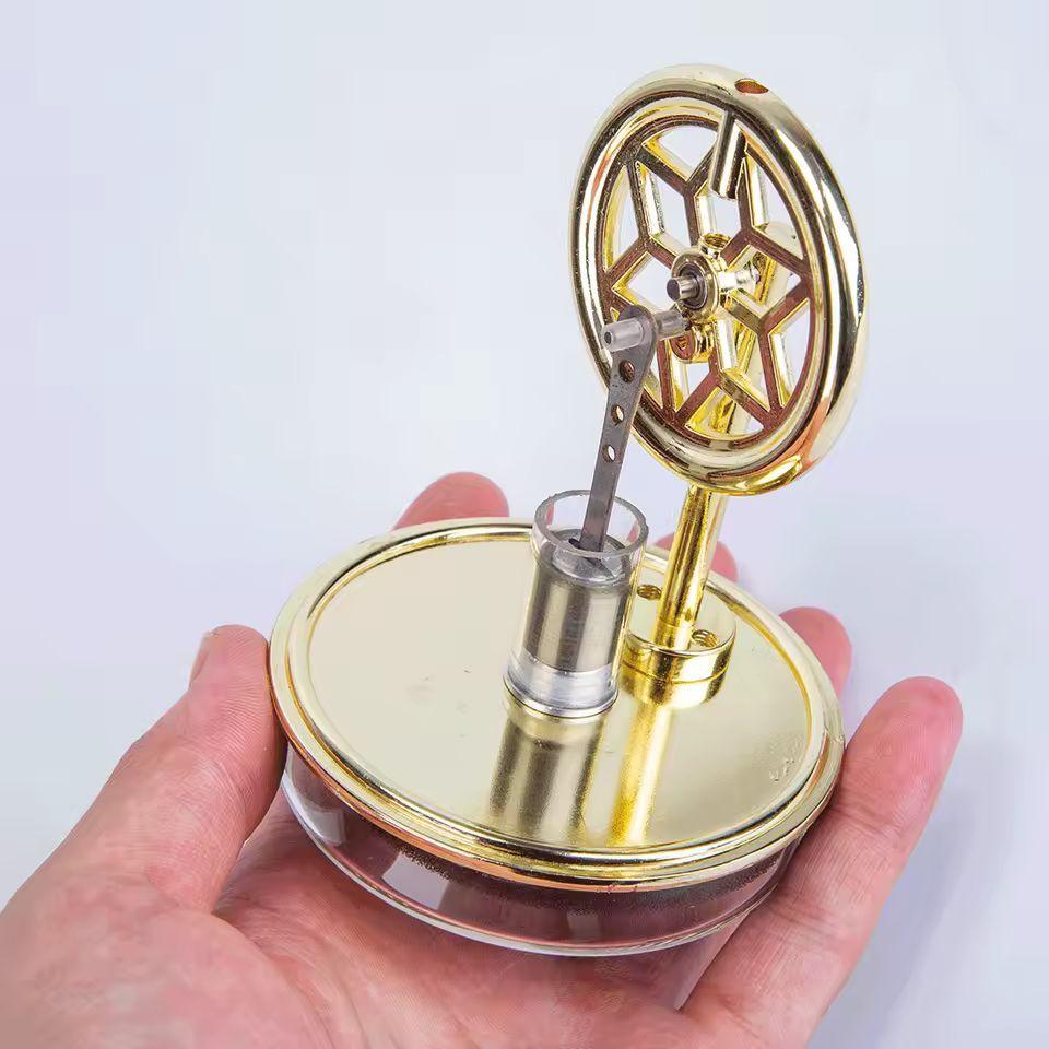 Mini Stirling Engine Model – Low Temp Difference Steam Power Engine | Educational Toy & Unique Gift for Science Lovers