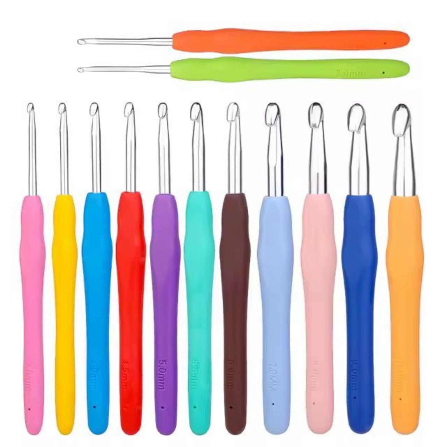 Crochet Hook & Knitting Needle Set with Case - 13 Sizes, Blunt Needles, Stitch Markers and Accessories