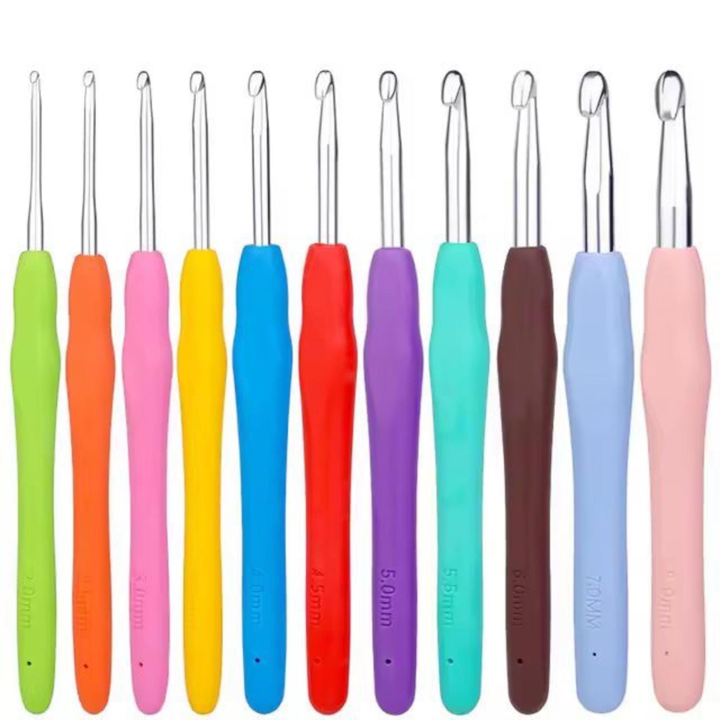 Crochet Hook & Knitting Needle Set with Case - 13 Sizes, Blunt Needles, Stitch Markers and Accessories
