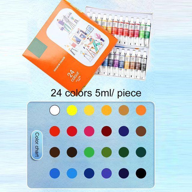Mini Travel Watercolor Palette – 15 Grid Wooden Paint Box with Brush, Sketchbook & Clip | Portable Pocket Art Set for Artists