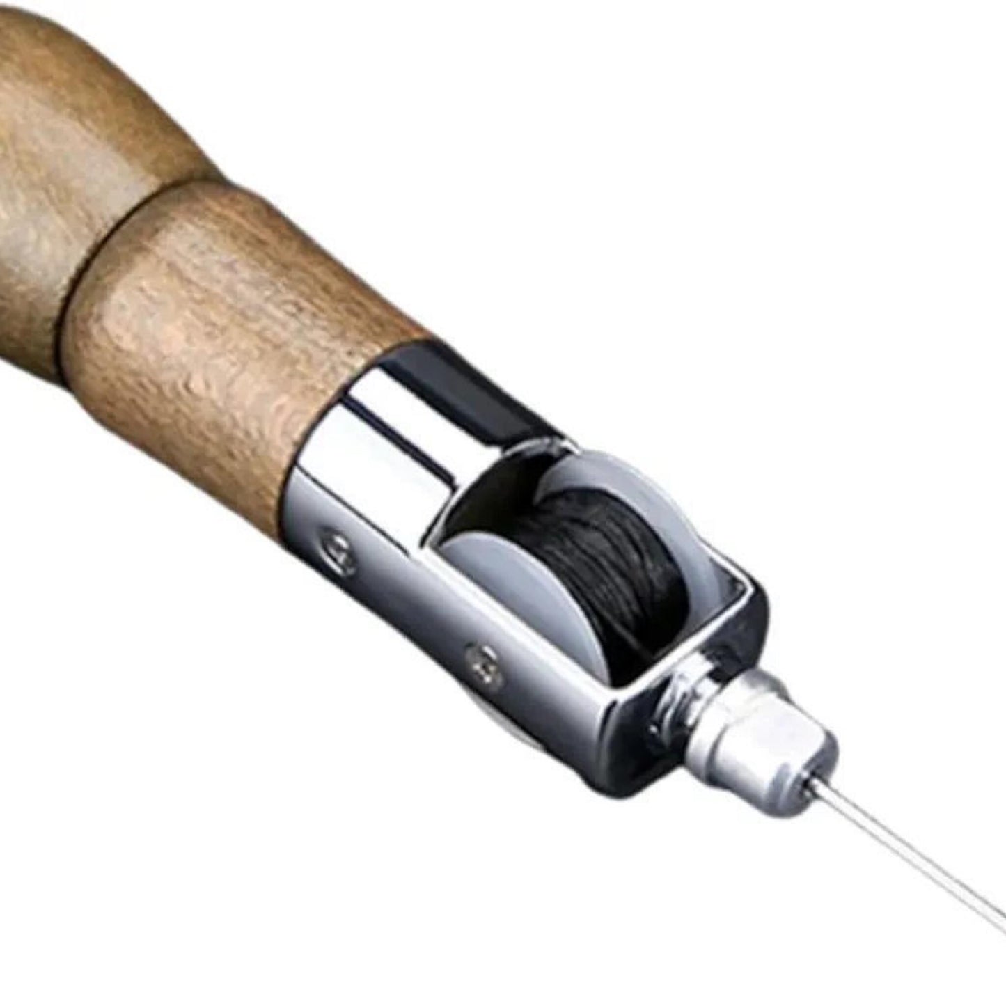 Speedy Stitcher Leather Sewing Awl Kit – Automatic Lock Repair Tool for Shoes, Bags, Belts & Thick Fabrics