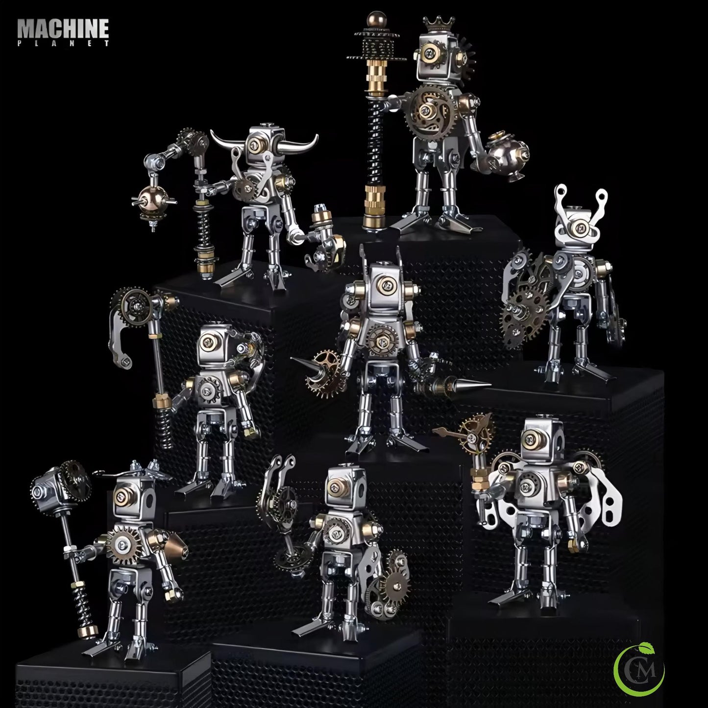 Metal Mechanical Saints 3D Metal Puzzle – DIY Steel & Leather Model Kit Saint Sculpture – Gift for Adults and Teens