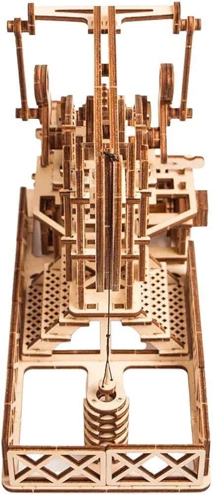 3D Wooden Oil Well Puzzle Kit Mechanical Model DIY Engineering Gift for Adults & Teens