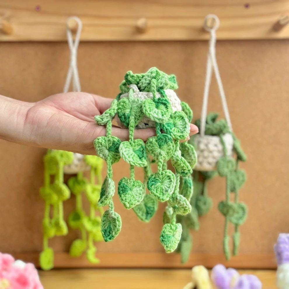 Potted Plant Crochet Kit for Beginners | DIY Plush Plants Starter Set | Easy Crochet Craft Gift | Cute Home Decor Kit