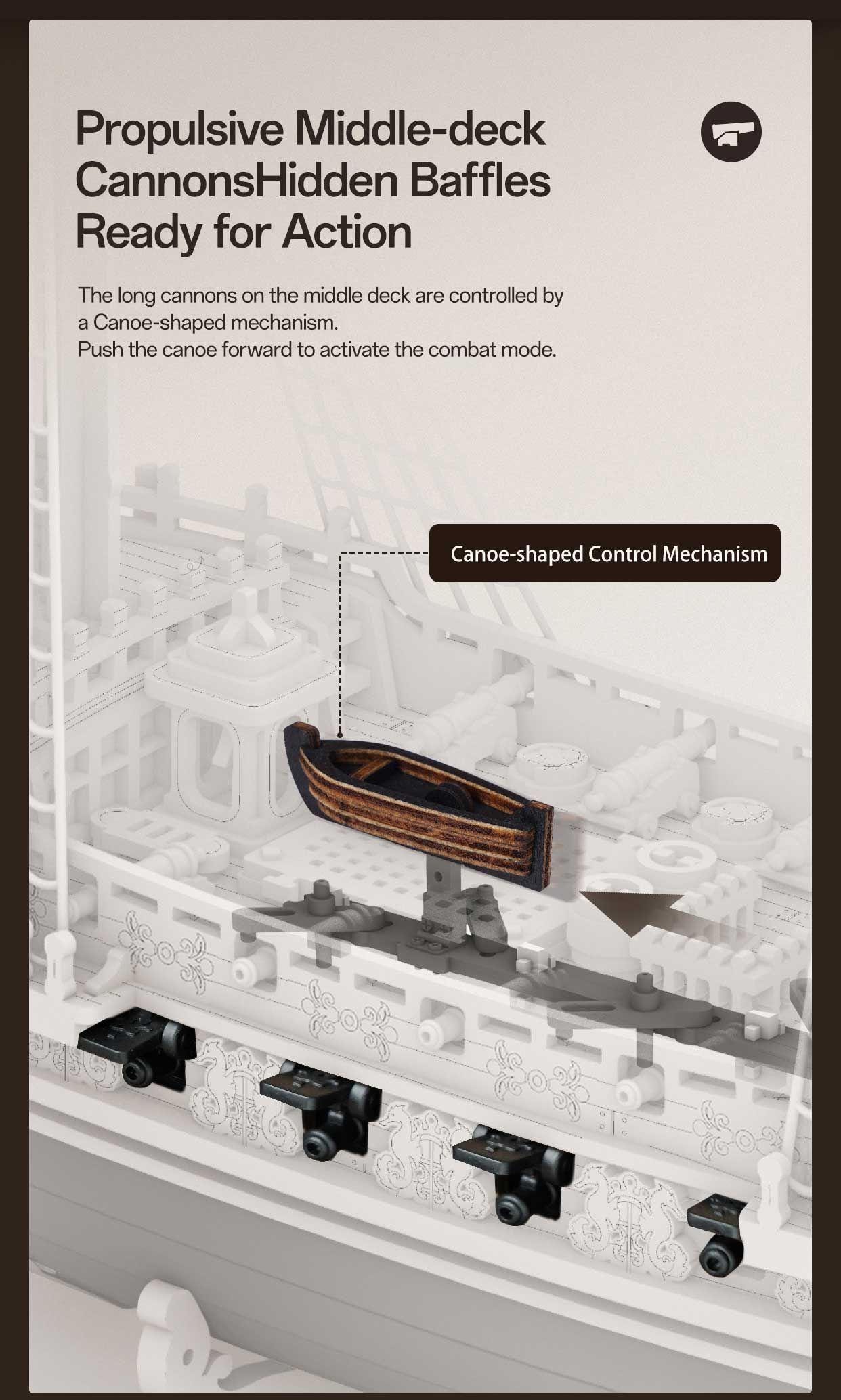 The Seahorse Barque 3D Wooden Puzzle | 603-Piece DIY Laser-Cut Model Ship | Wooden Warship Kit for Adults & Teens | Nautical Home Decor Gift