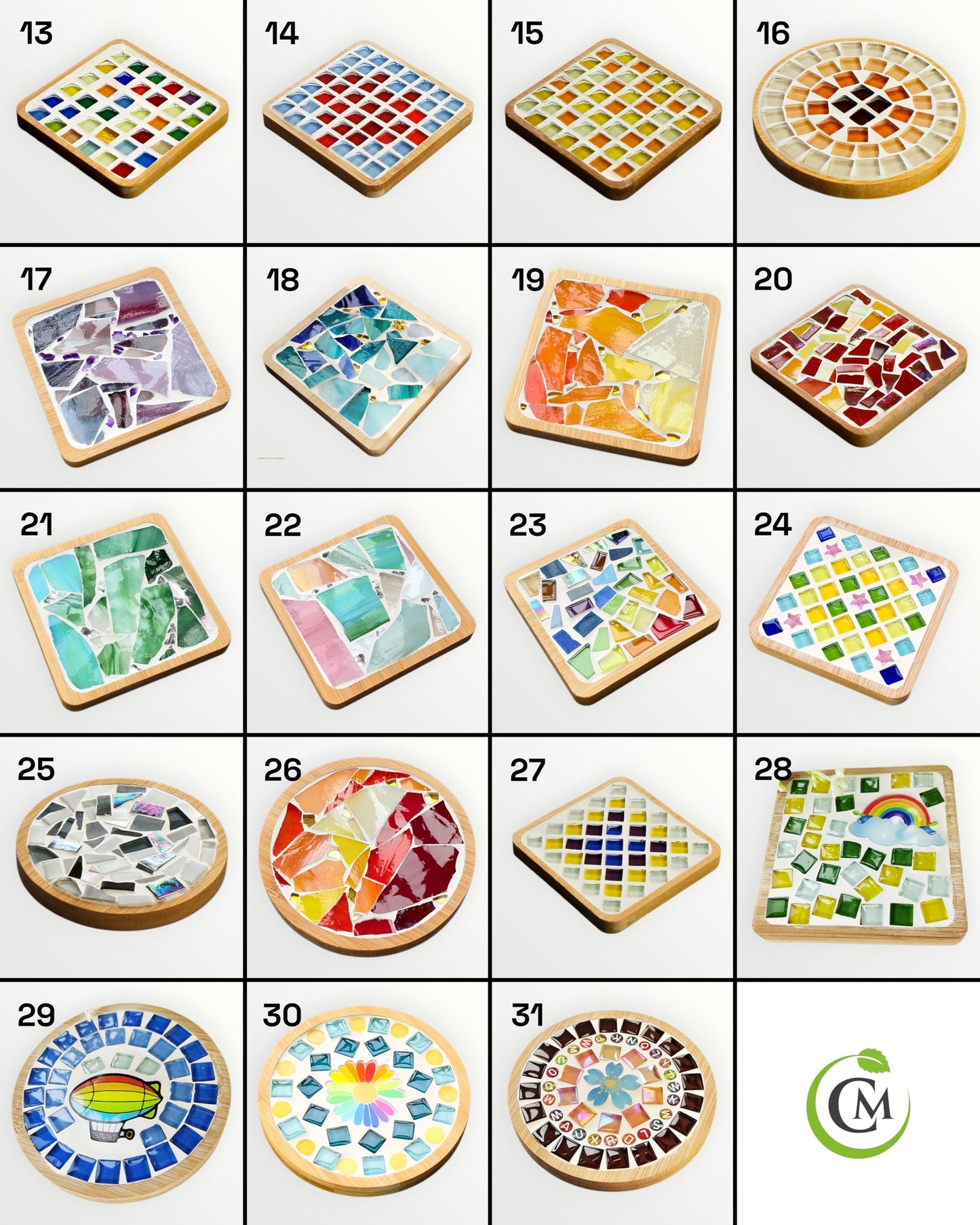 DIY Mosaic Coaster Kit for Adults & Kids | Make Your Own Art and Home Decor | Creative Hobby Gift, Tile Arts and Crafts 2026
