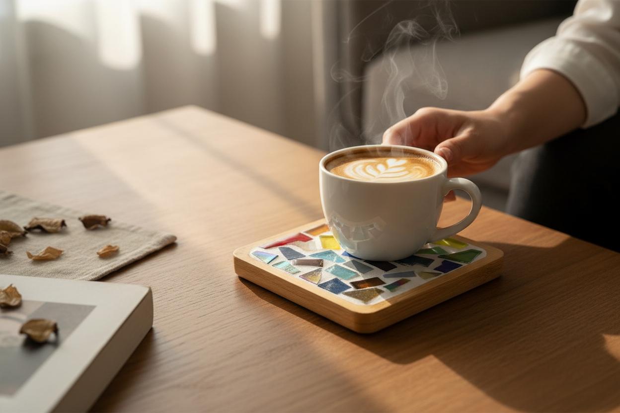DIY Mosaic Coaster Kit for Adults & Kids | Make Your Own Art and Home Decor | Creative Hobby Gift, Tile Arts and Crafts 2026