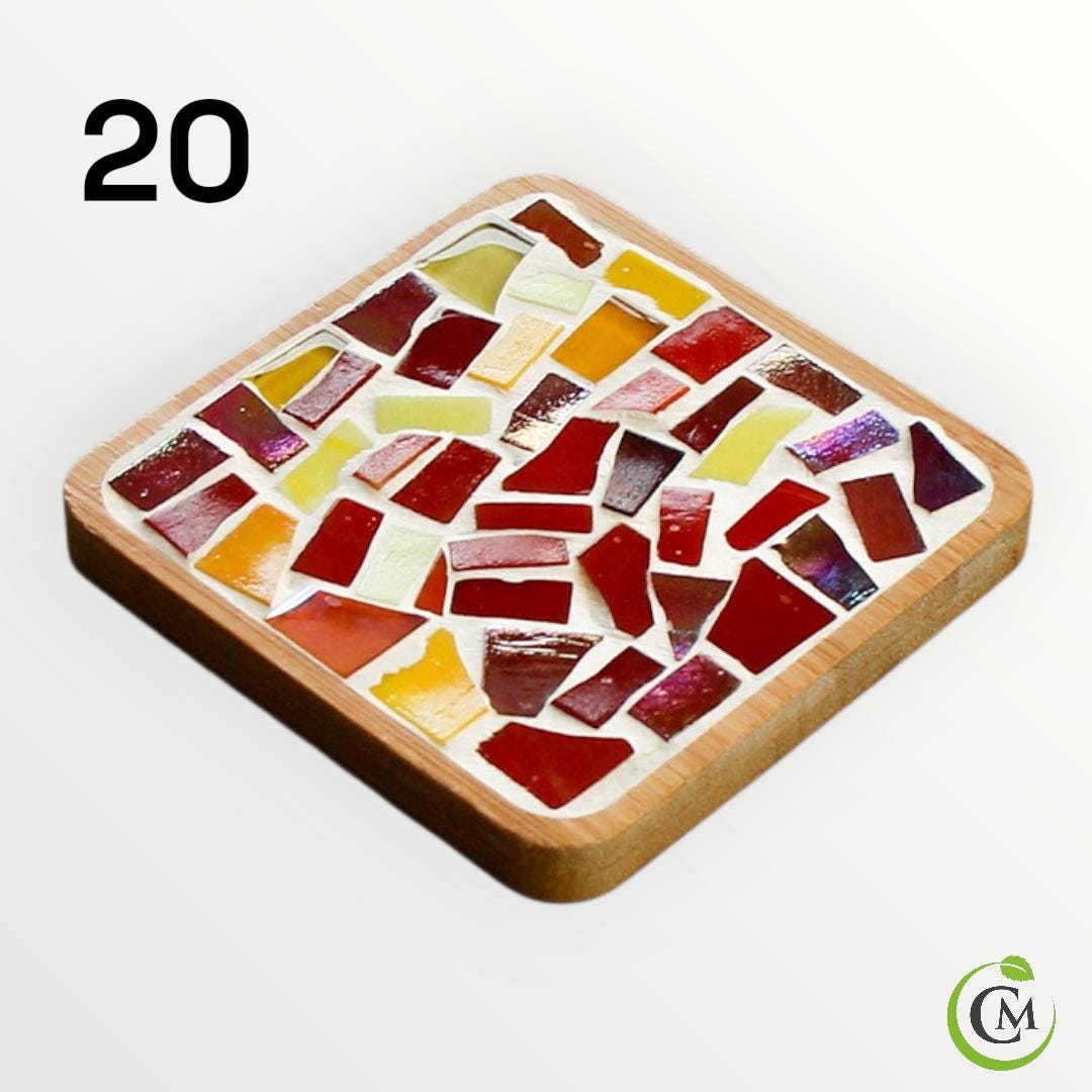 DIY Mosaic Coaster Kit for Adults & Kids | Make Your Own Art and Home Decor | Creative Hobby Gift, Tile Arts and Crafts 2026