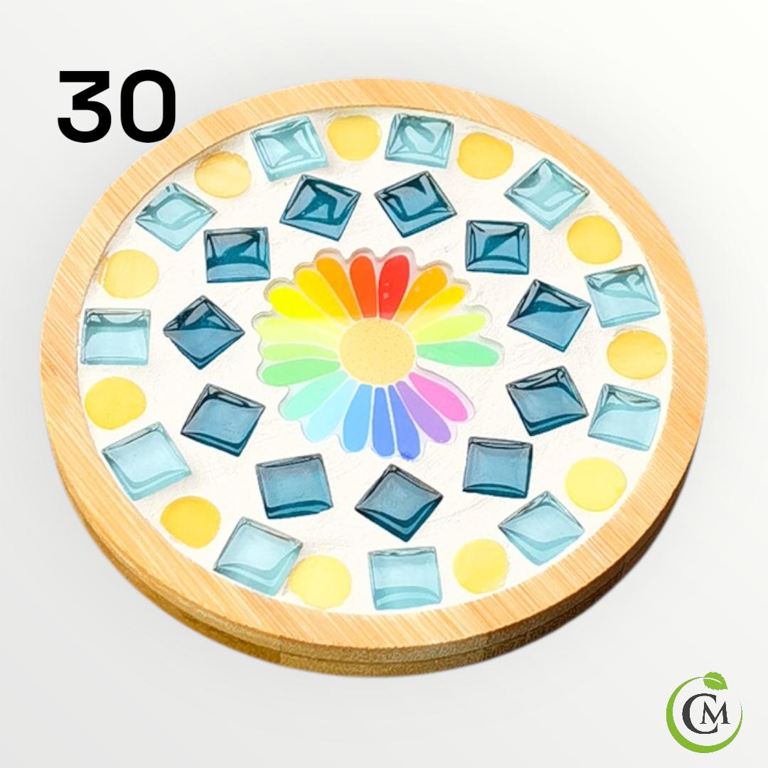 DIY Mosaic Coaster Kit for Adults & Kids | Make Your Own Art and Home Decor | Creative Hobby Gift, Tile Arts and Crafts 2026