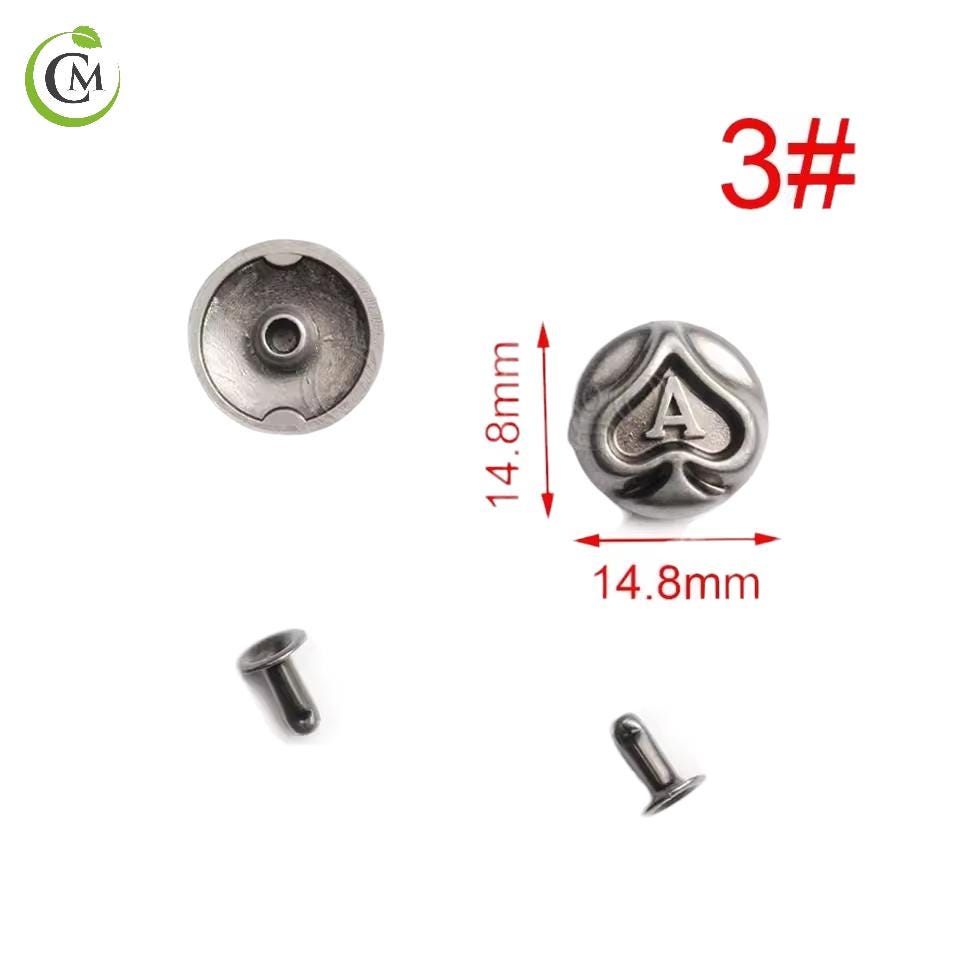 Decorative Metal Rivets for Leather & Craft Projects | Antique Silver Alloy Studs | DIY Craft Supplies