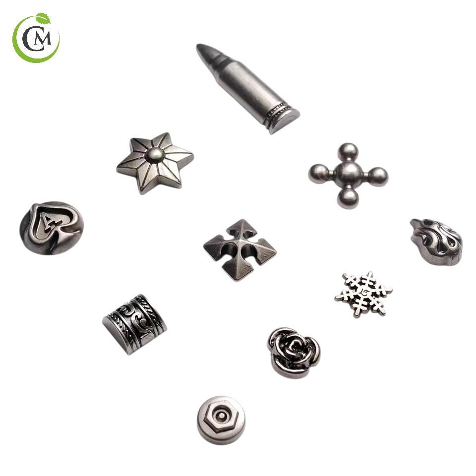 Decorative Metal Rivets for Leather & Craft Projects | Antique Silver Alloy Studs | DIY Craft Supplies
