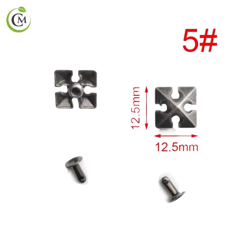 Decorative Metal Rivets for Leather & Craft Projects | Antique Silver Alloy Studs | DIY Craft Supplies