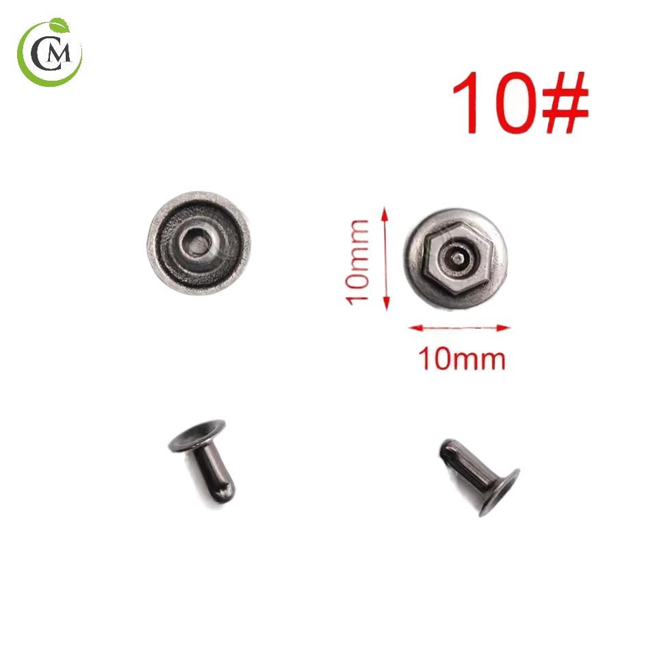 Decorative Metal Rivets for Leather & Craft Projects | Antique Silver Alloy Studs | DIY Craft Supplies