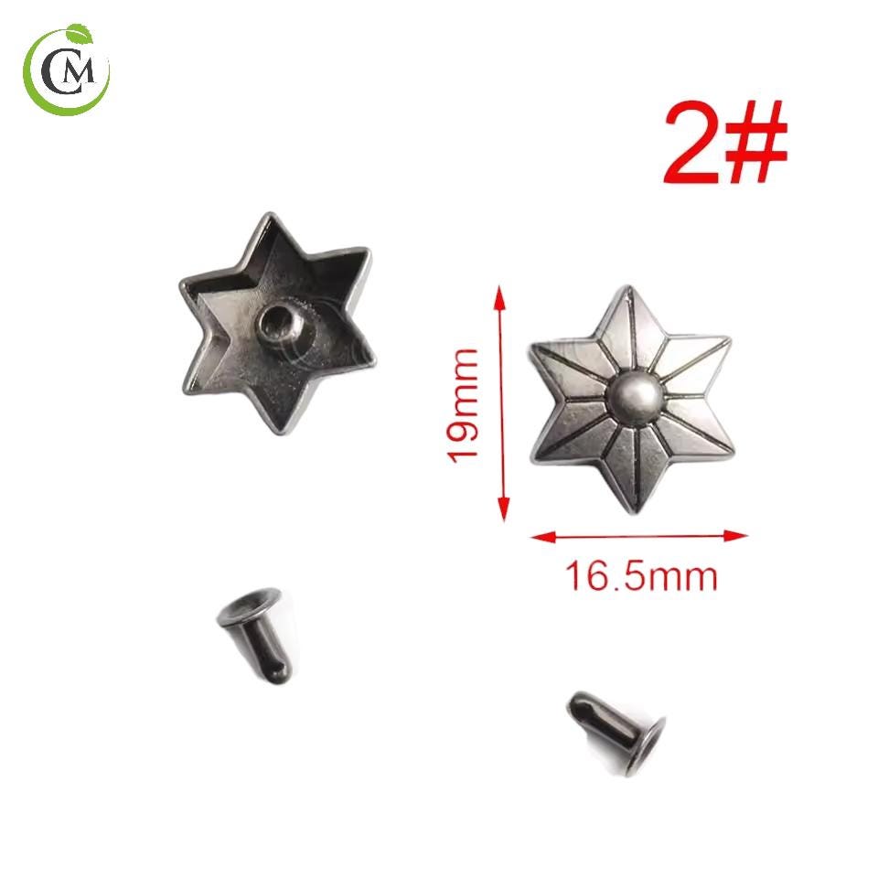 Decorative Metal Rivets for Leather & Craft Projects | Antique Silver Alloy Studs | DIY Craft Supplies